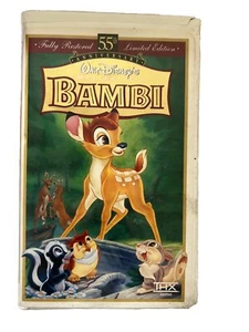 Bambi: The Classics Walt Disney's (VHS, Limited Edition)Tested - Picture 1 of 3