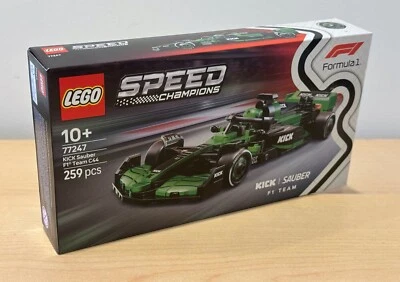 LEGO Speed Champions KICK Sauber F1 Team C44 Race Car 77247 Kit 259 pcs - Image 1 of 4