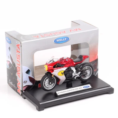 1/18 Welly MV Agusta Superveloce Ago 2022 Diecast Motorcycle Toy Bike Model - Image 1 of 4
