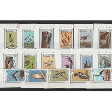 BOTSWANA 1978 UCCELLI 17 VAL MNH MF53567