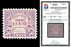 Scott 570 1922 50c Arlington Issue Mint Graded XF 90 LH with PSE CERTIFICATE - Picture 1 of 1