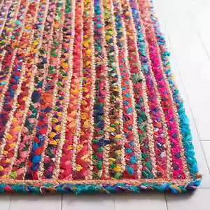 2x3 Ft handmade multicolor chindi rug , Cotton Chindi Runner Rugs Floor Carpet - Picture 1 of 3