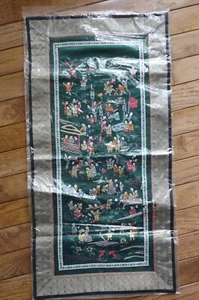 Chinese 100% Hand Embroidered Peking Embroidery Art:100 kids playing. CMS - Picture 1 of 6