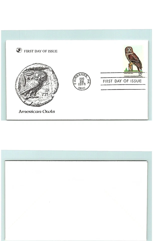 S01-4018, AMERICAL OWLS, **READERS DIGIST FDC - Image 1 of 1