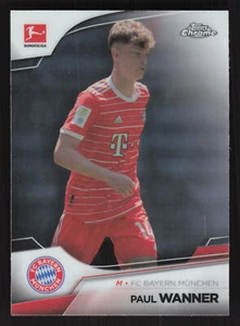 2022-23 Topps Chrome Bundesliga #82 Paul Wanner Refractor FC Bayern Munchen - Picture 1 of 2