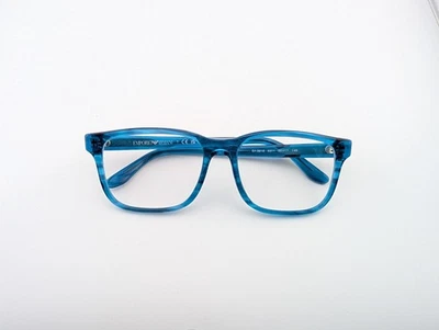 Очки Emporio Armani, только оправы, EA 3218 5311, 55-17-145, пластиковые, синие - Изображение 1 из 4