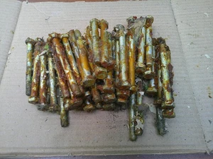 4 - Vintage British ABL - 3/8" BSF x 4" long Hex Head HT Bolts - A15 - 33J - Picture 1 of 4