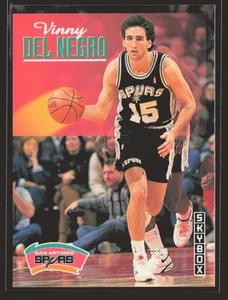1992-93 SkyBox #380 Vinny Del Negro San Antonio Spurs - Picture 1 of 2