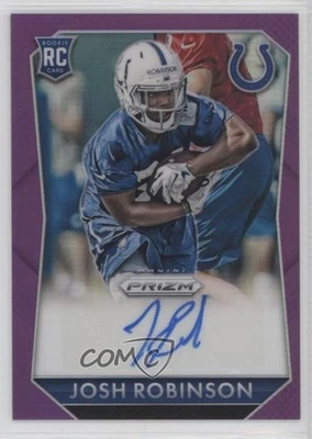 2015 Panini Prizm Rookie Signatures Violet Prizm Josh Robinson #RS-JR Auto RC - Image 1 of 2