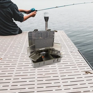Karpfenangeln Tackle Box Wasserfeste Angelbox für Ausrüstung Haken Haar Rigs - Picture 1 of 7