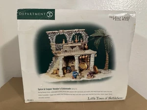 Department 56 Spice & Copper Vendor's Colonnade Little Town Of Bethlehem 59913 - Picture 1 of 13