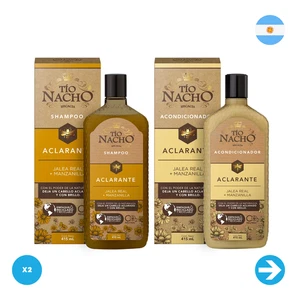 Tío Nacho - Combo Shampoo + Acondicionador Aclarante 415 Ml X2 Unid - Picture 1 of 1