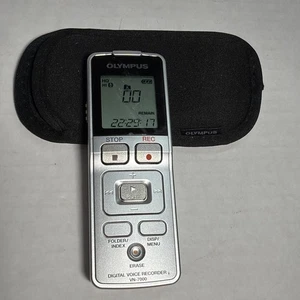 Olympus VN-7000 Digital Voice Recorder - geprüfter funktionstüchtiger Zustand mit Hülle - Bild 1 von 4