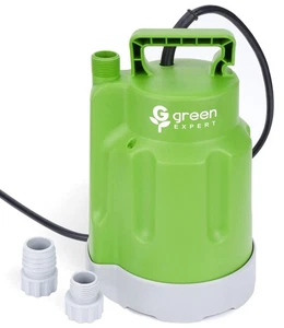 Green Expert 1/4HP Submersible Sump Pump 25-Foot Power Cord High Flow 1800GPH... - Picture 1 of 7