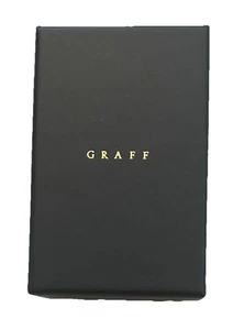 Graff Classic Navy Small Empty Gift Box 3.25” x 5” - Picture 1 of 6