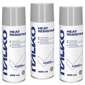 3x Auspufflack Thermolack Ofenlack hitzebeständig Lackspray Silber Spray 400ml - Bild 1 von 4