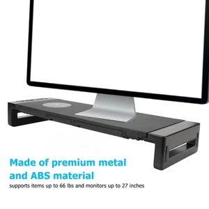 Monitor Stand Strong Charging 3 USB Ports 2 Charging Ports Monitor Riser With CB - Afbeelding 1 van 24