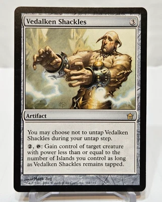 Vedalken Shackles Fifth Dawn MTG Magic The Gathering 332 - Image 1 of 4