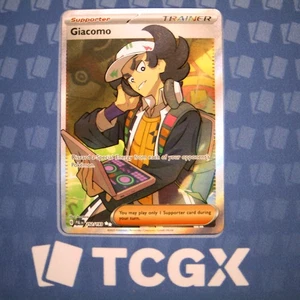 Pokemon - Giacomo - 252/193 - SV02: Paldea Evolved - Holo - Ultra Rare NM - Picture 1 of 1