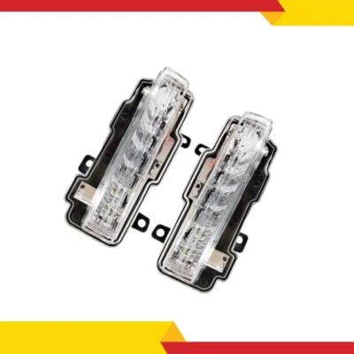 2X Fit For 2015 to 2016 Pajero RH + LH LED DRL Daytime Running Lamp Fog Light - Image 1 of 4