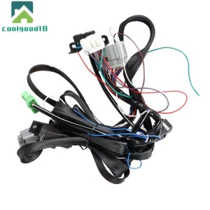 Arnés de conversión de cable derecho serie KS K20A K20A2 K24 para Honda Civic 99-00 negro - Imagen 1 de 9