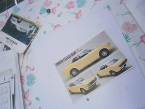 Catalogue pub auto voiture prospectus  Toyota 1600 ST coupé - Picture 1 of 2