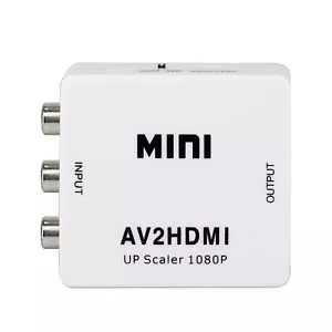 RCA to HDMI Converter Analogue Media Adapter Digital Audio Video Signal Output - Picture 1 of 10