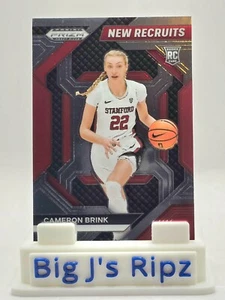 2024 Panini Prizm Draft Picks New Recruits Cameron Brink Rookie Card Insert - Picture 1 of 2