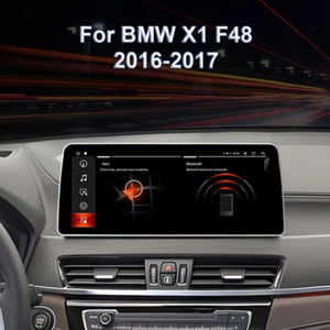 12.3" Android 14 Screen CarPlay Autoradio 8+128GB für BMW X1 F48 2016-2017 NBT - Bild 1 von 13