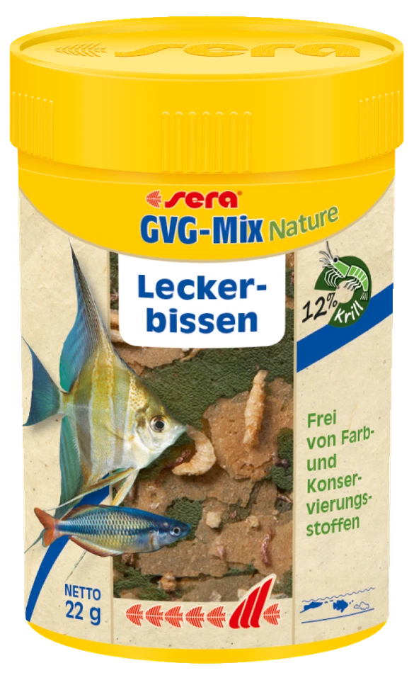Sera GVG-Mix Nature 100ml Leckerbissen ohne Farb- Konservierungsstoffe MHD 07/23 - Bild 1 von 1