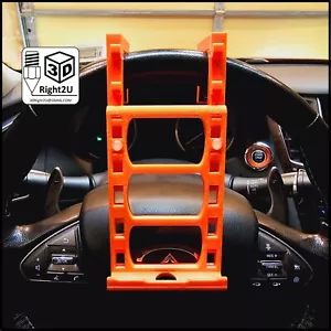 Tablet/Phone Stand for Steering Wheel (Stationary - When Parked) - Picture 1 of 10