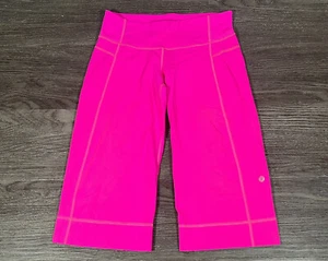 Leggings Lululemon Almeja Excavadora Ancho Recorte Entrenamiento Parte Inferior Talla 4 Rosa Caliente - Imagen 1 de 8