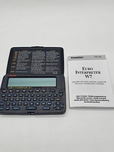 Franklin: Euro Interpreter W7 - Pocket Translator TRE-400 - Picture 1 of 4