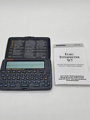 Franklin: Euro Interpreter W7 - Pocket Translator TRE-400 - Image 1 of 4