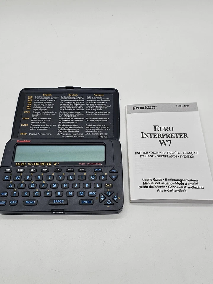 Franklin: Euro Interpreter W7 - Pocket Translator TRE-400 - Image 1 of 4