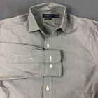 Polo Ralph Lauren Long Sleeve Button Shirt Men's 15.5-32/33 Gray