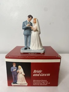 Norman Rockwell 80er Brautpaar Figur 1986 Museum Collections - Bild 1 von 19