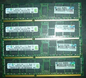 Samsung 64GB (4 x 16GB) PC3-12800R DDR3 Registered Server Memory M393B2G70BH0 - Picture 1 of 1