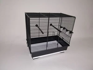 Vogelkäfig Vogelheim Vogelbauer schwarz - Bild 1 von 2