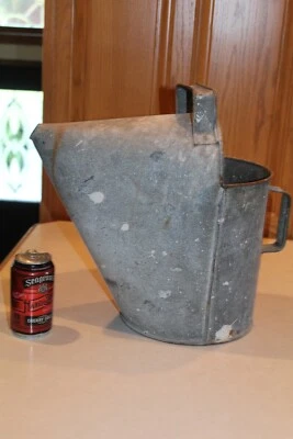 Vtg Antique Old Galvanized Water Sprinkling Can Metal Rustic Flower Garden Pail - Image 1 of 4