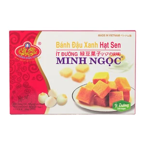 Chinh Hieu Banh Dau Xanh Hat Sen Mungobohnen Süßigkeit mit Lotus 300g - Bild 1 von 1