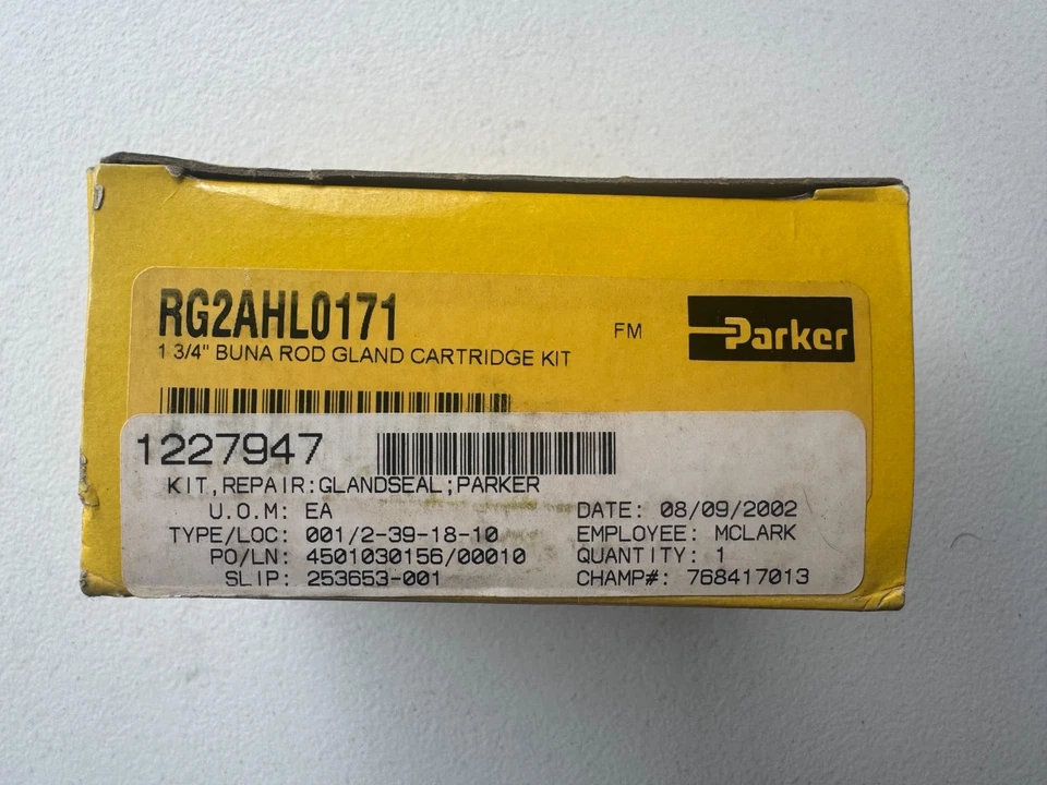 Parker Hydraulic Cylinder Replacement Rod Gland Cartridge Kit (RG2AHL0171)