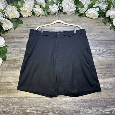 Amazon Essentials Shorts Mens Size 38 Black Chino Classic Active Comfort Stretch - Image 1 of 4