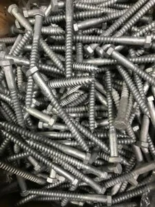3/8” Hot Dipped Galvanized Lag Bolts - Washers Included - Picture 1 of 1
