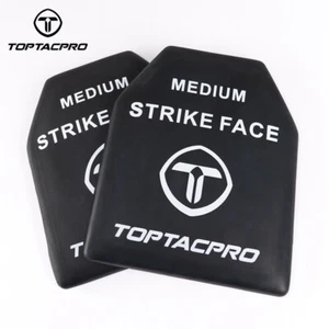 TOPTACPRO Tactical 2Pcs Armor Plates Panel Dummy Ballistic EVA Shock Plate 9x12 - Picture 1 of 9