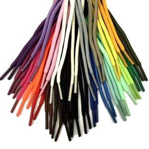 Round Shoelaces Various Colours 120cm Shoe Laces - Picture 1 of 33