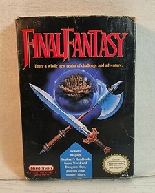 Final Fantasy (NES, 1990) Complete in Box | Free Shipping | Authentic | No Maps