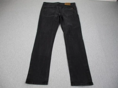 Volcom Jeans Mens 32x32 Black Straight Leg Denim Stretch Casual Pants - Image 1 of 4