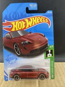 Hot Wheels HW Green Speed Porsche Taycan Turbo S 4/5 1:64, COMB SHIP $1 - Picture 1 of 3