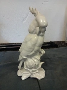 Lichte Porzellan Kakadu Figur NEU mit Stempel - Bild 1 von 4
